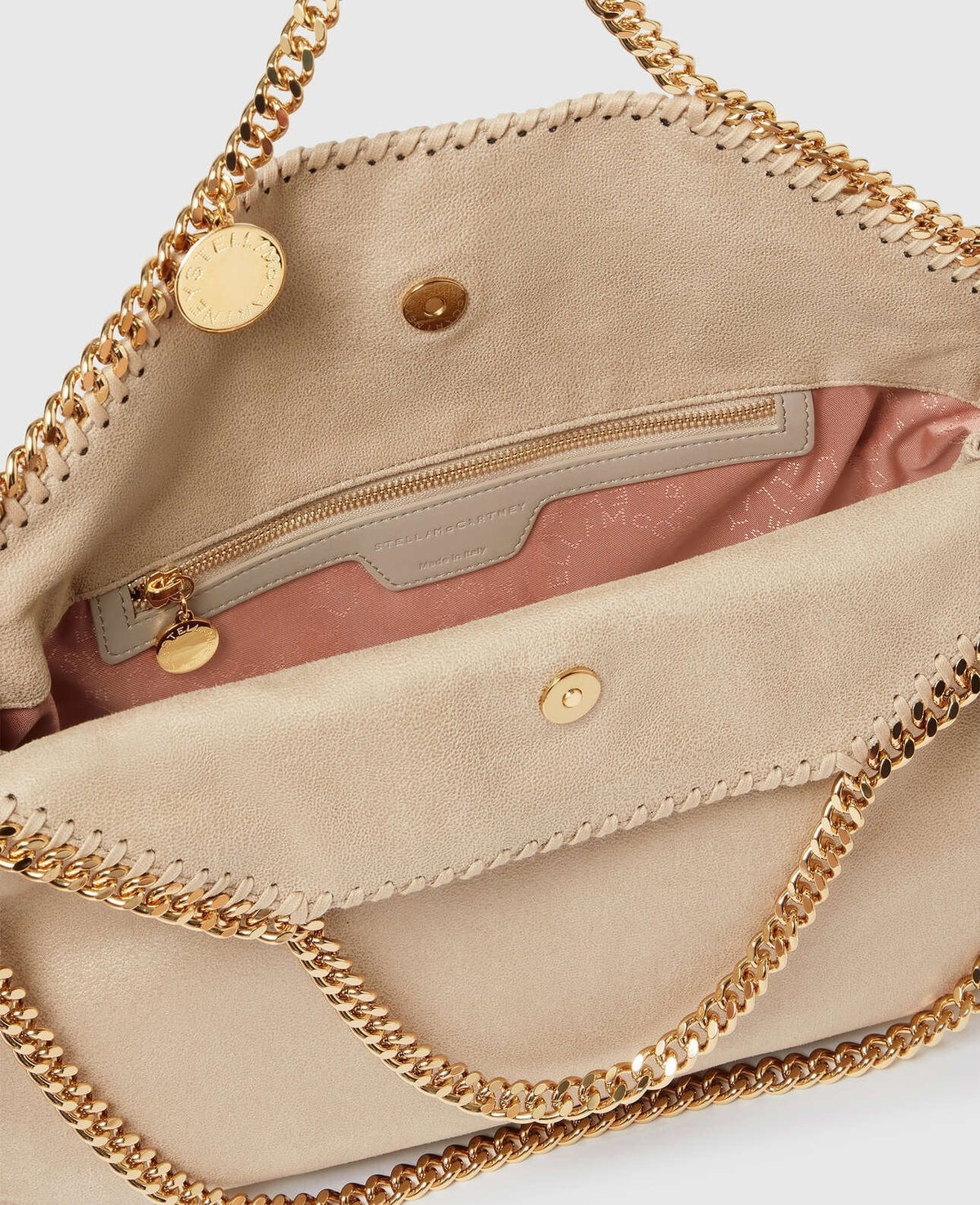 Stella McCartney Falabella Fold over tote bag Beige
