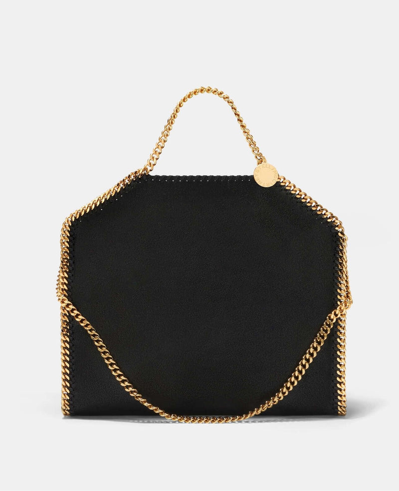 Stella McCartney Falabella chain-fold over tote bag Black gold