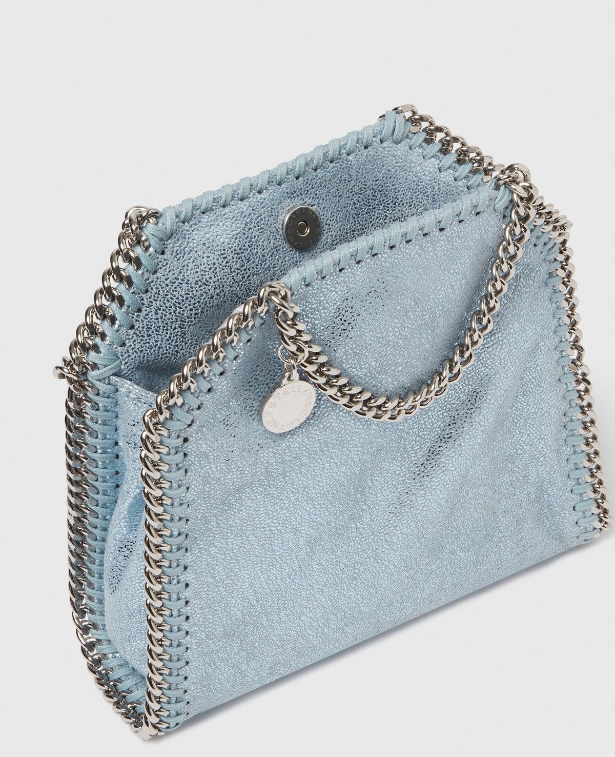 Stella McCartney Falabella Tiny Tote Bag Sapphire blue