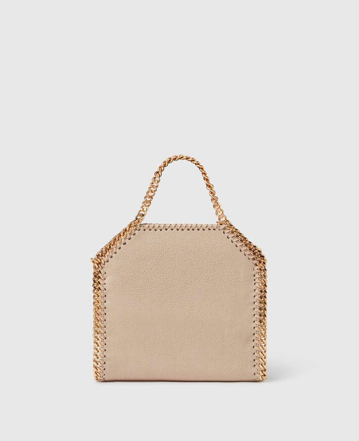 Stella McCartney Falabella Tiny Tote Bag Clotted Cream