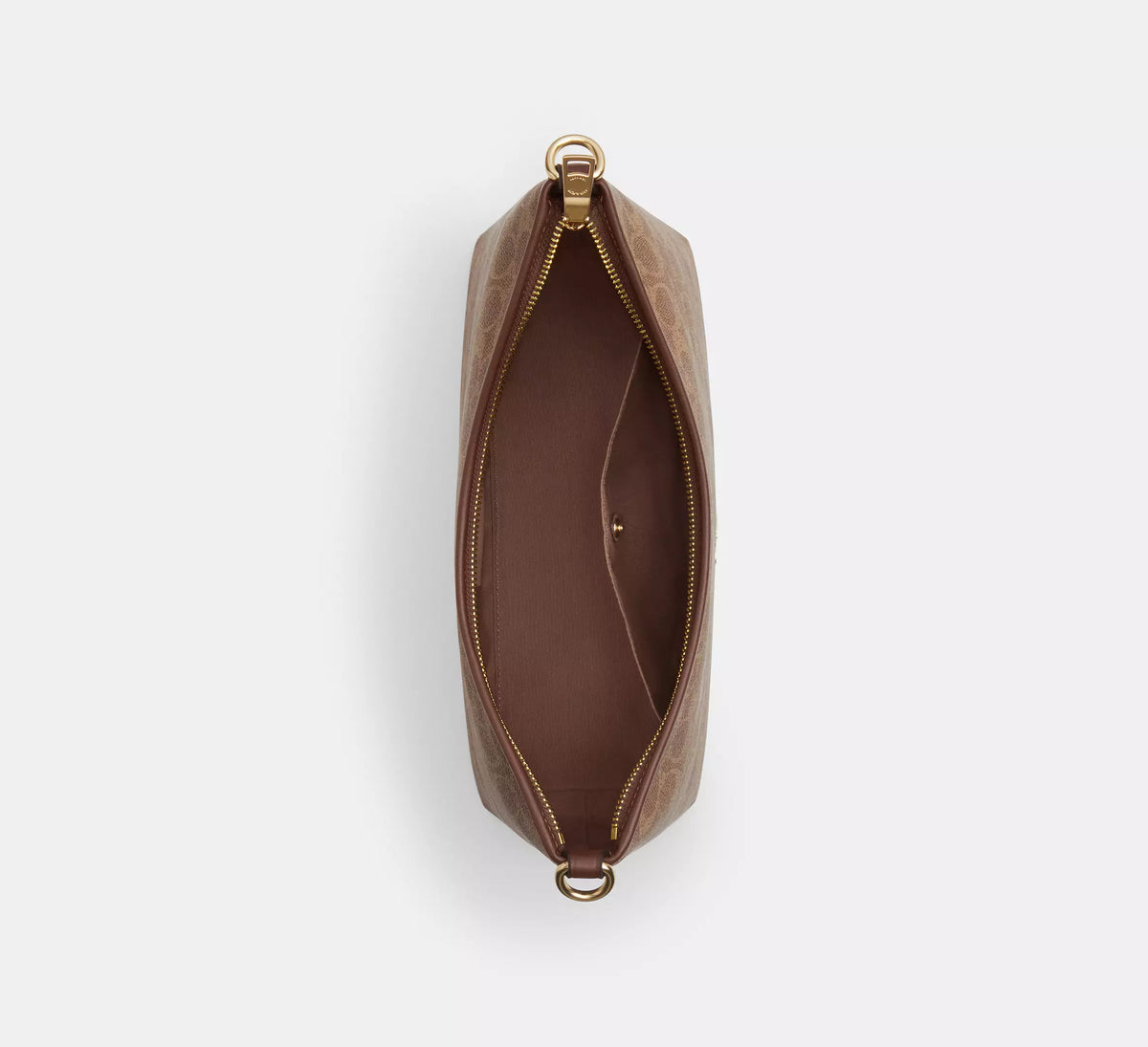 Coach Laurel Shoulder Bag In Signature Canvas Tan Brown