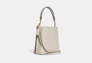 Coach Mollie Bucket Bag 22 Leather White