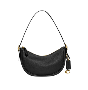 Coach Luna Shoulder Bag Leather Black