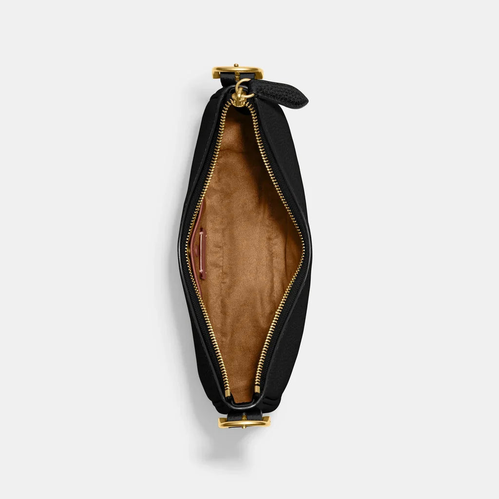 Coach Luna Shoulder Bag Leather Black