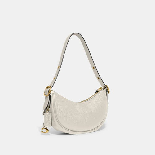 Coach Luna Shoulder Bag Leather White