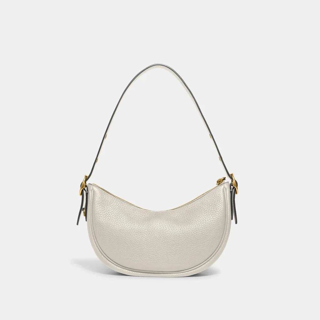 Coach Luna Shoulder Bag Leather White