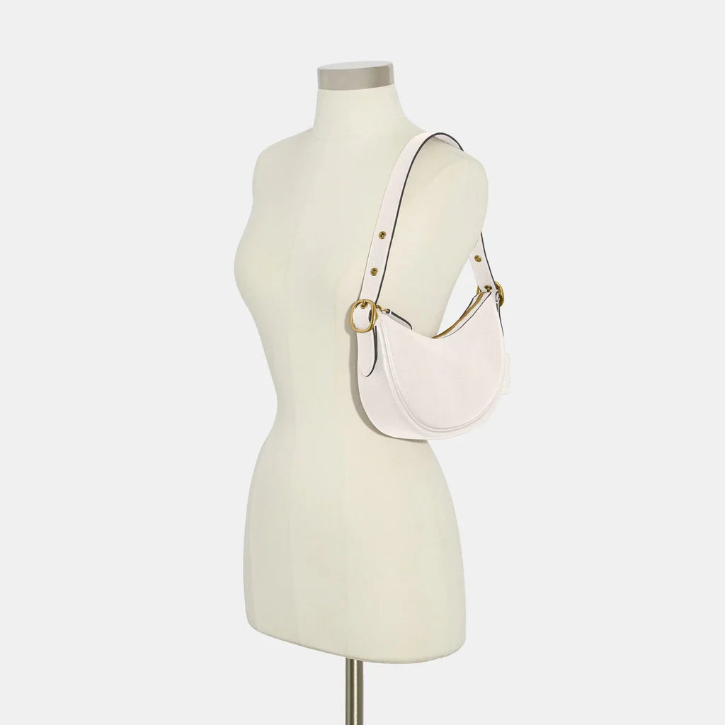 Coach Luna Shoulder Bag Leather White