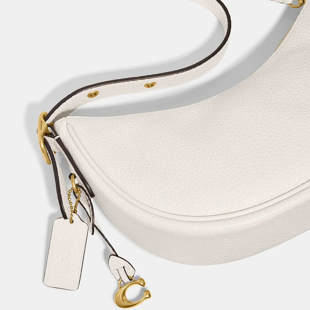 Coach Luna Shoulder Bag Leather White
