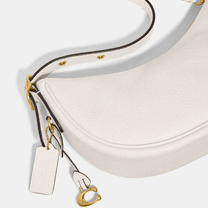 Coach Luna Shoulder Bag Leather White