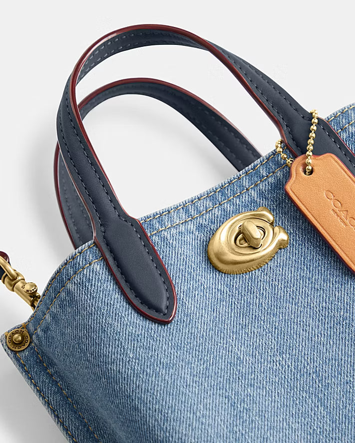 Coach WILLOW TOTE 16 Denim