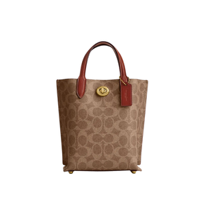 Coach WILLOW TOTE 16 In Signature Canvas