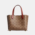 Coach Willow Tote Bag 18 In Signature Canvas