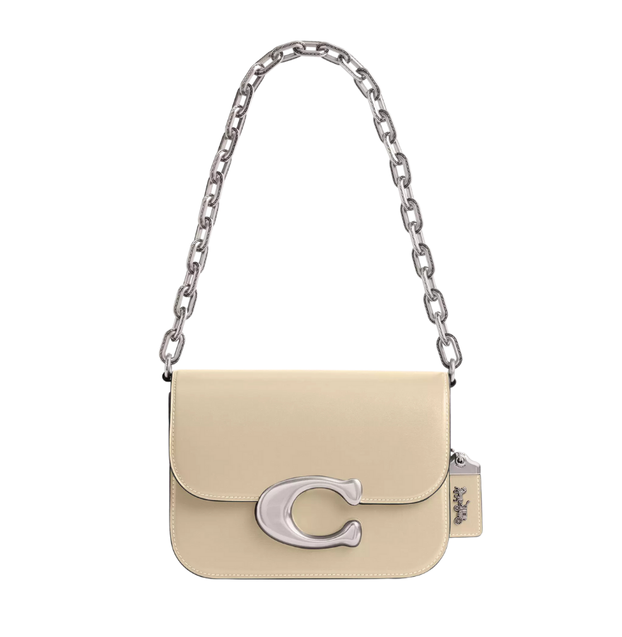 Coach Idol Leather Ivory