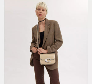 Coach Idol Leather Ivory