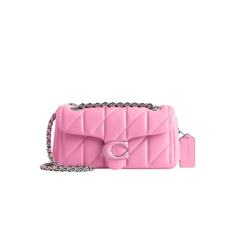 Tabby Shoulder Bag 20 With Quilting leather Pink