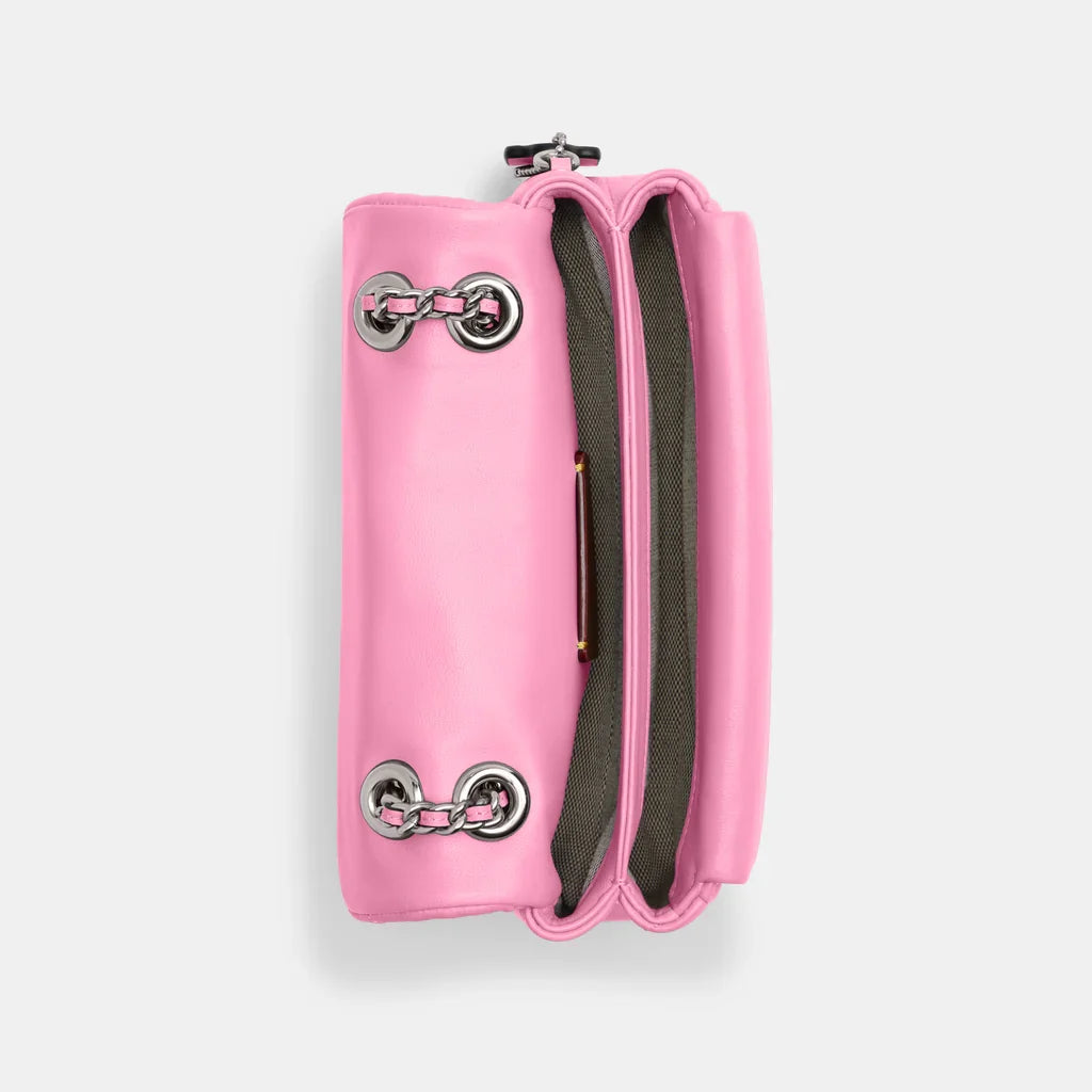 Tabby Shoulder Bag 20 With Quilting leather Pink