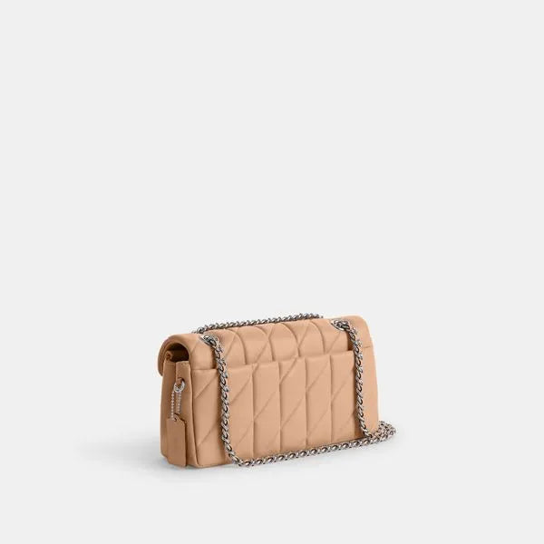 Tabby Shoulder Bag 26 With Quilting Nude