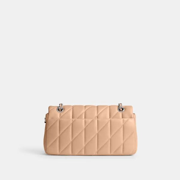 Tabby Shoulder Bag 26 With Quilting Nude