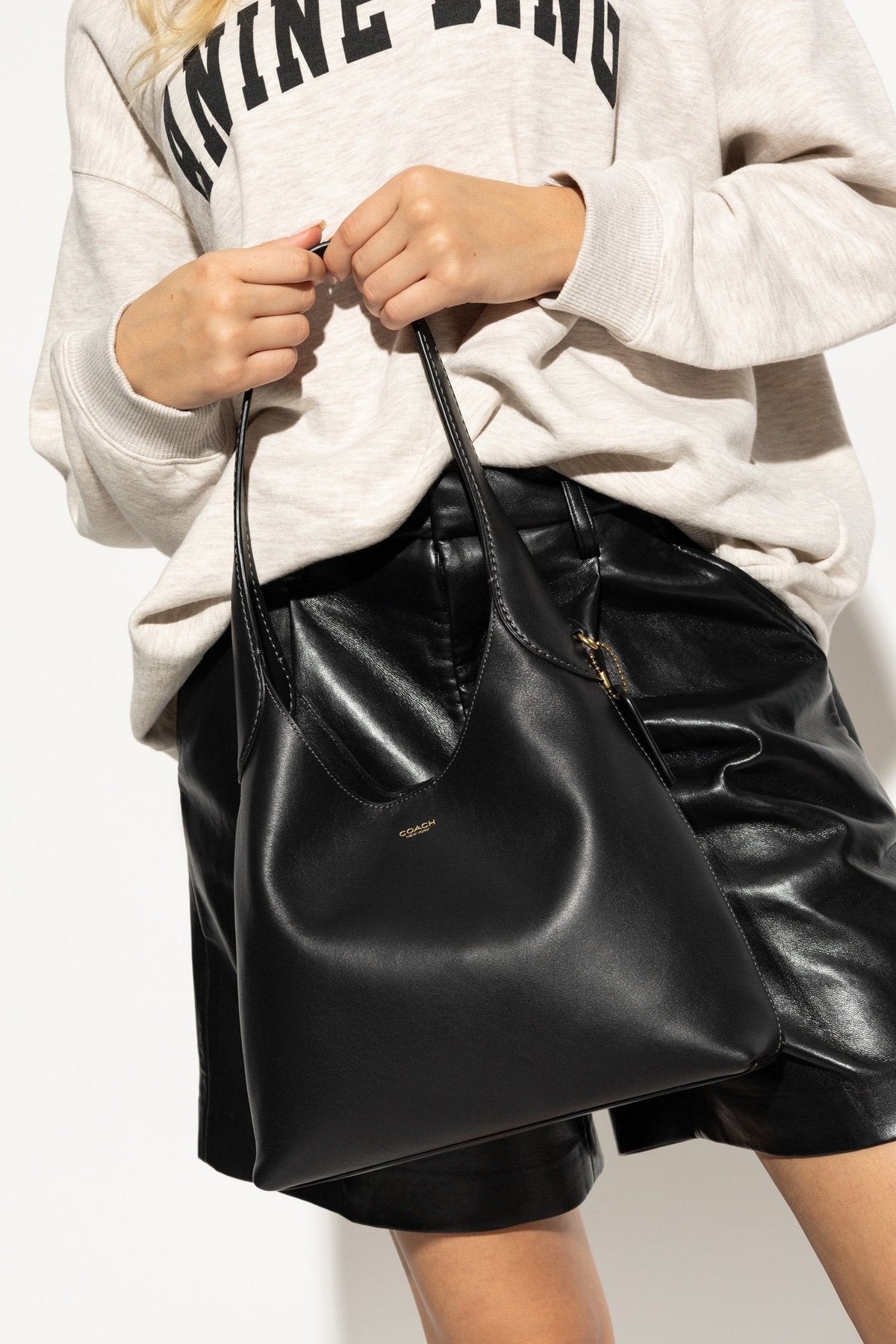 Coach Brooklyn Shoulder Bag 28 Black