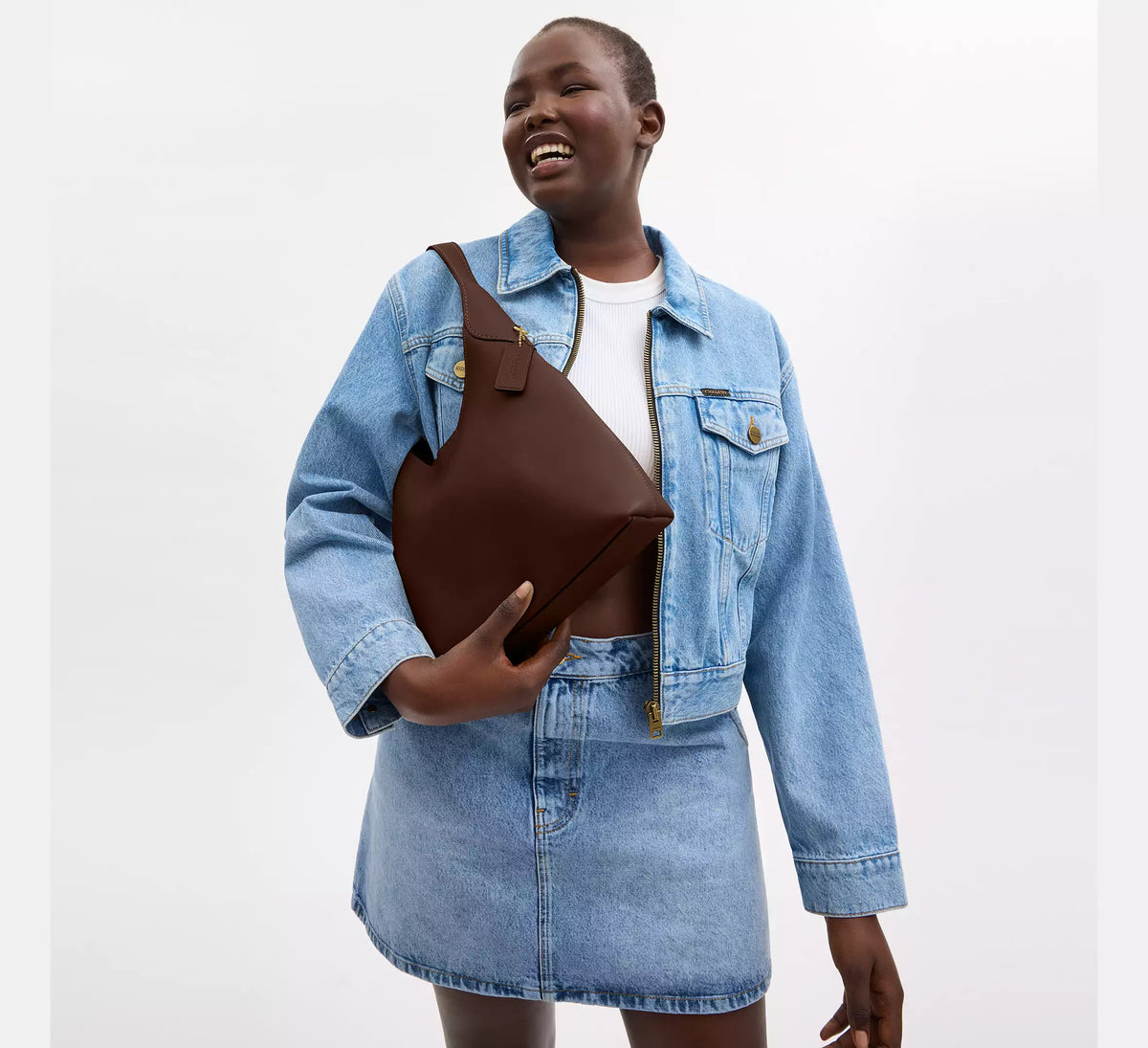 Coach Brooklyn Shoulder Bag 28 Maple