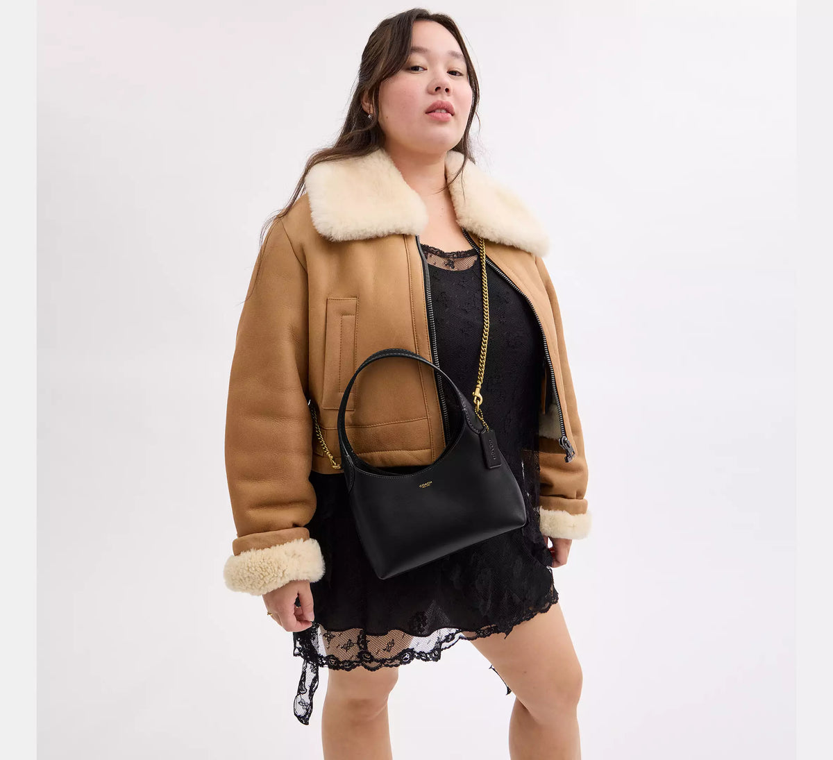 Coach Brooklyn Shoulder Bag 23 Black