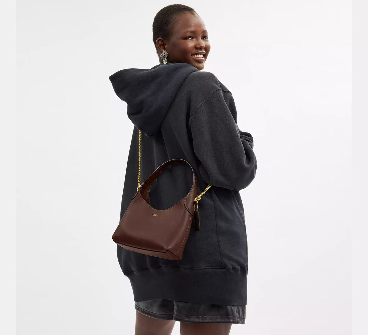 Coach Brooklyn Shoulder Bag 23 Maple