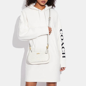 Coach Teri Shoulder Bag In Signature Canvas Chalk Glacierwhite