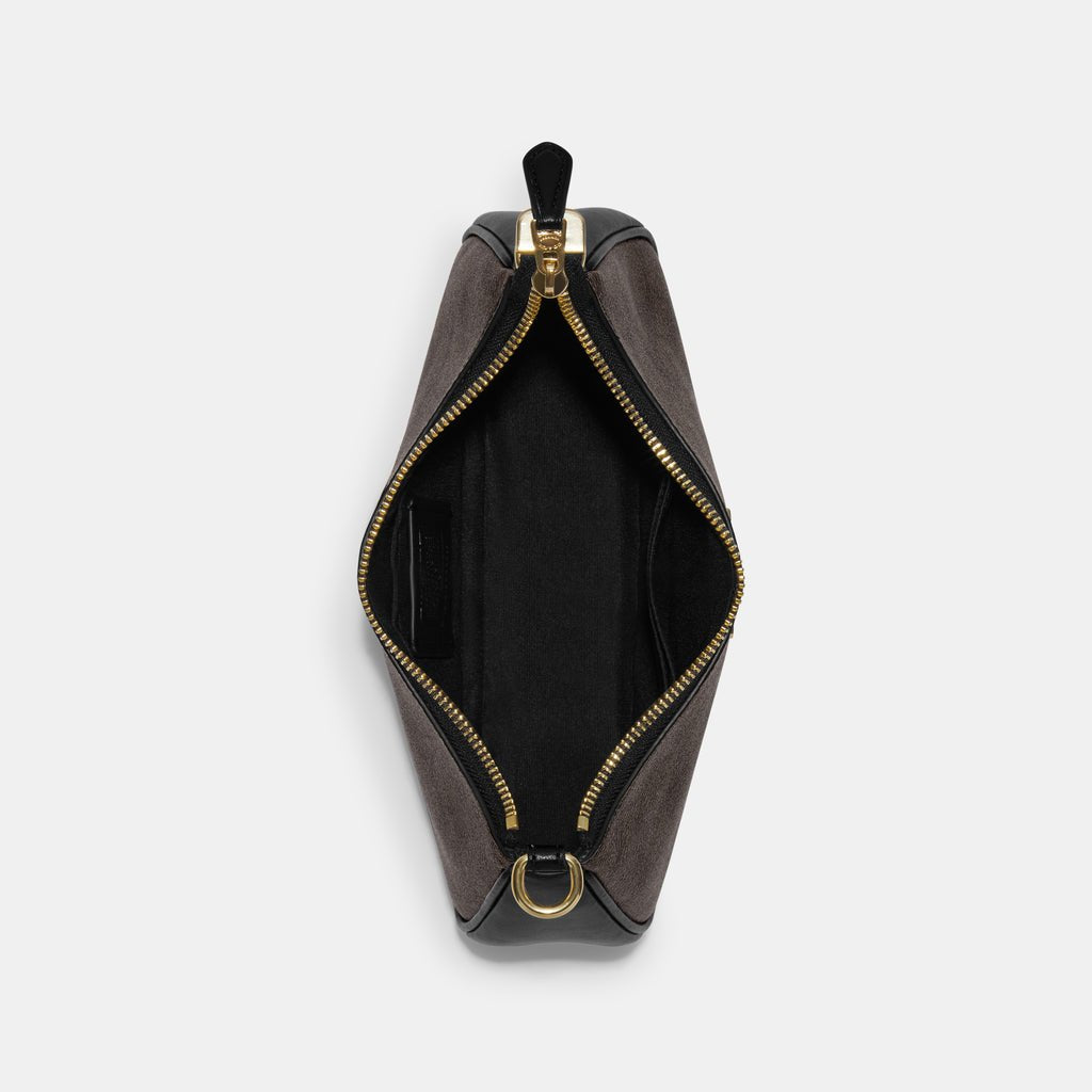 Coach Teri Shoulder Bag In Signature Canvas Brown Black