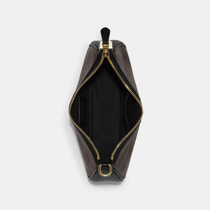 Coach Teri Shoulder Bag In Signature Canvas Brown Black