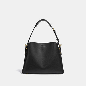 Coach Willow Shoulder Bag Leather Black