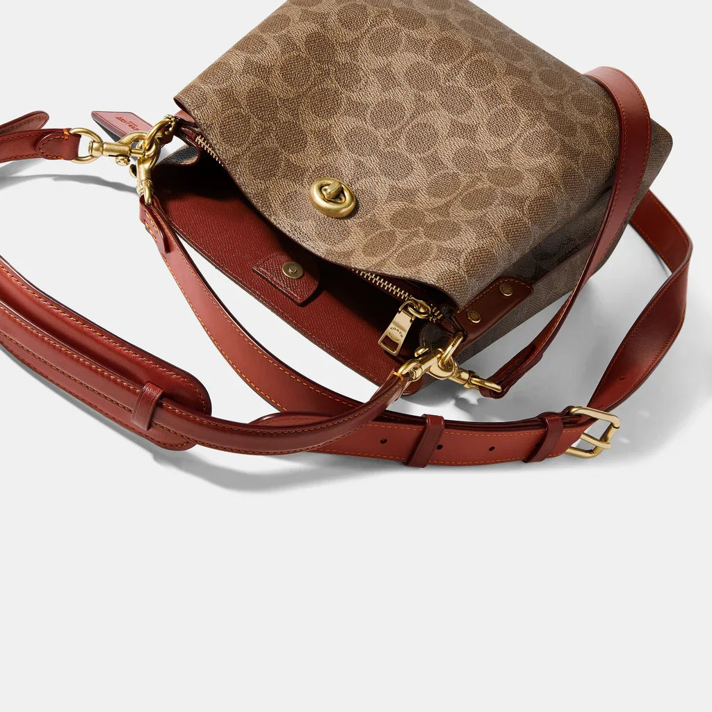 Coach Willow Bucket Bag In Signature Canvas