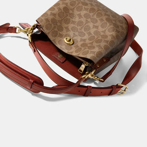 Coach Willow Bucket Bag In Signature Canvas