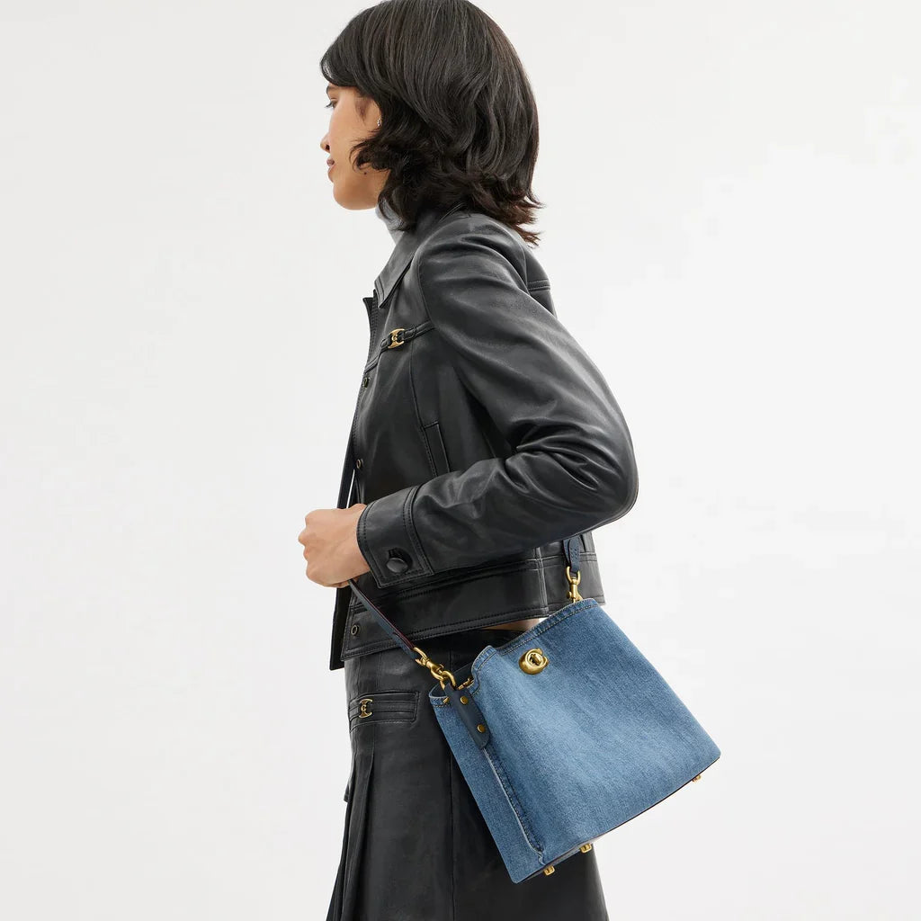 Coach Willow Bucket Bag Denim
