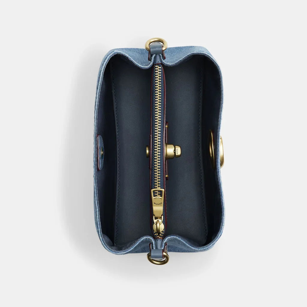 Coach Willow Bucket Bag Denim