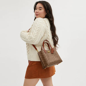 Coach Willow Tote Bag 24 In Signature Canvas