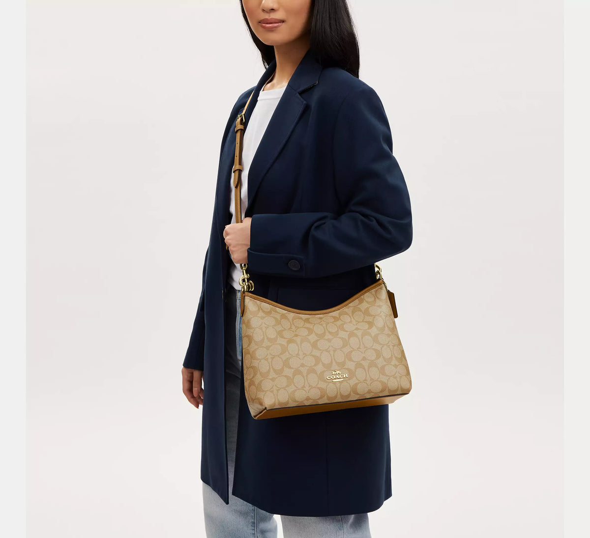 Coach Laurel Shoulder Bag In Signature Canvas