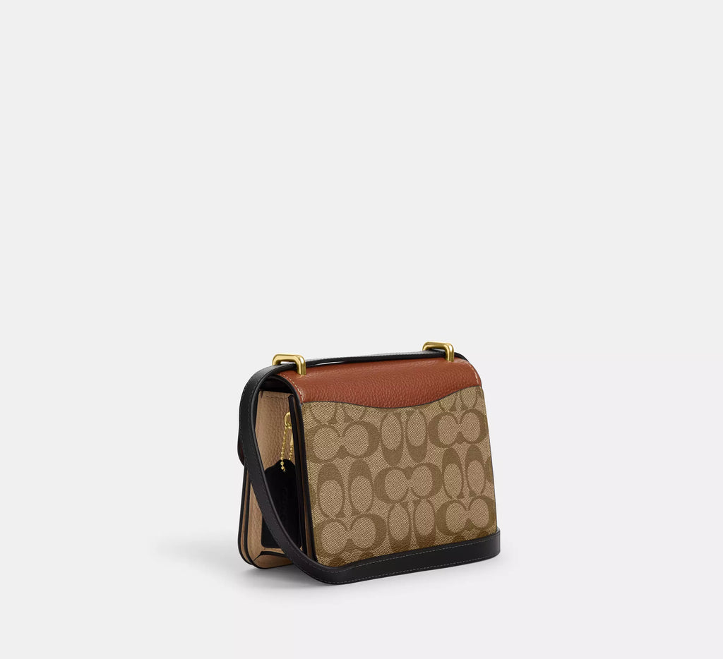 Coach Morgan Square Crossbody Bag In Colorblock Signature Canvas