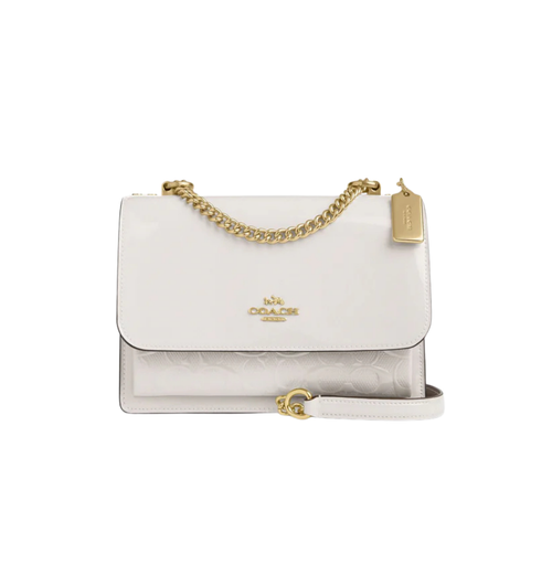 Coach Klare Crossbody Bag In Signature Canvas White Chalk