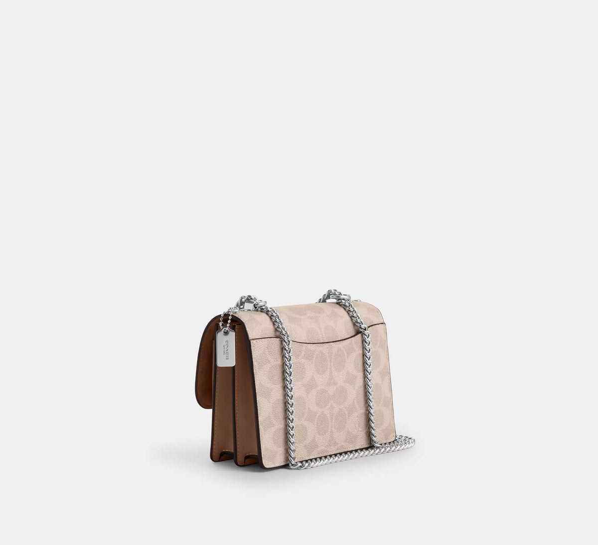 Coach Mini Klare Crossbody Bag In Signature Canvas Sand Taube