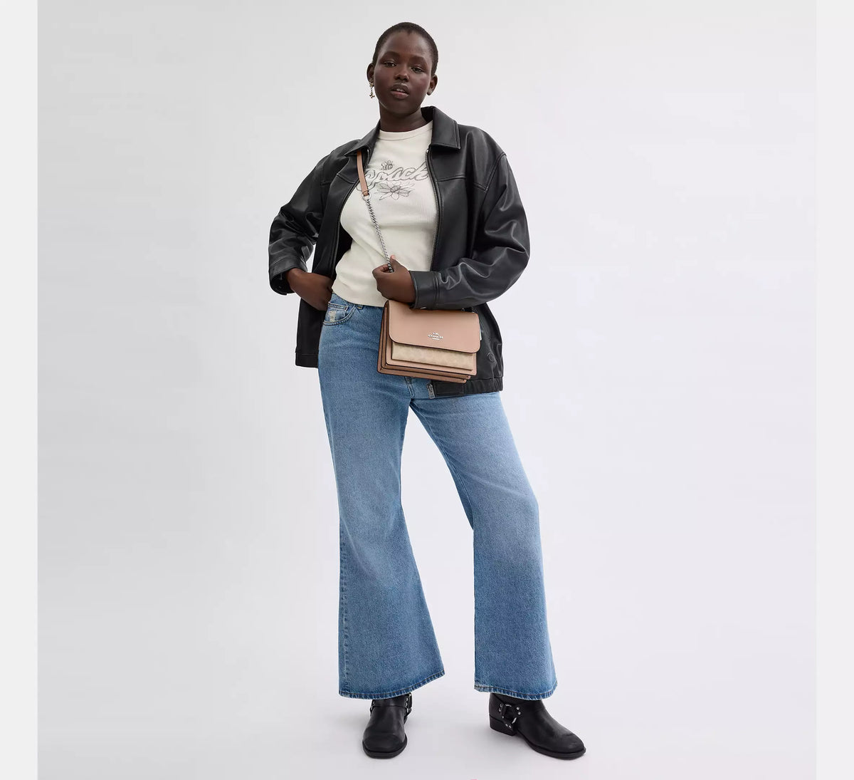 Coach Klare Crossbody Bag In Signature Canvas Sand Taube