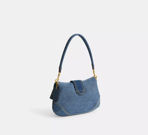 Coach Soho Flap Bag In Repurposed Denim