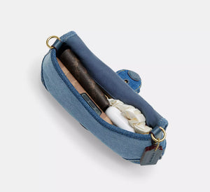 Coach Soho Flap Bag In Repurposed Denim