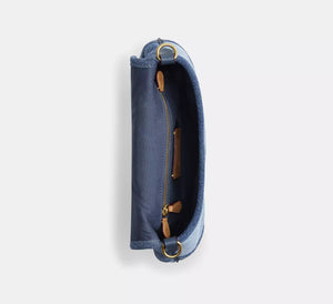 Coach Soho Flap Bag In Repurposed Denim