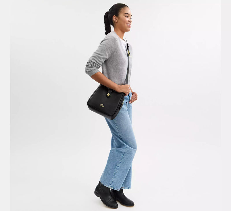 Coach Hadley Convertible Crossbody Bag Black
