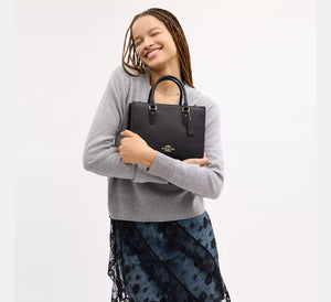 Coach Maggie Small Tote Bag Black