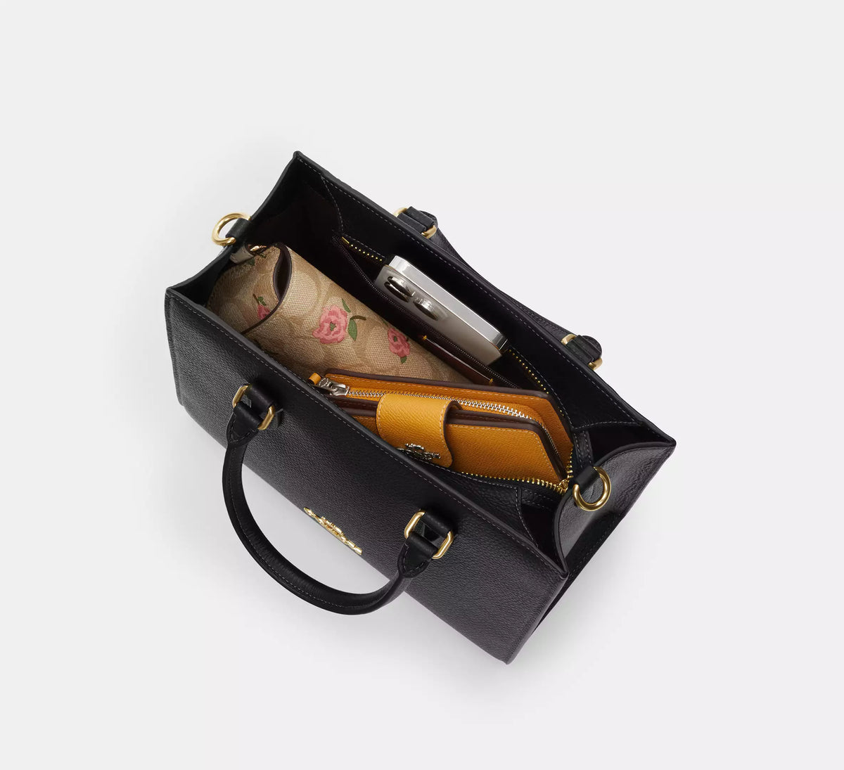 Coach Maggie Small Tote Bag Dark Stone