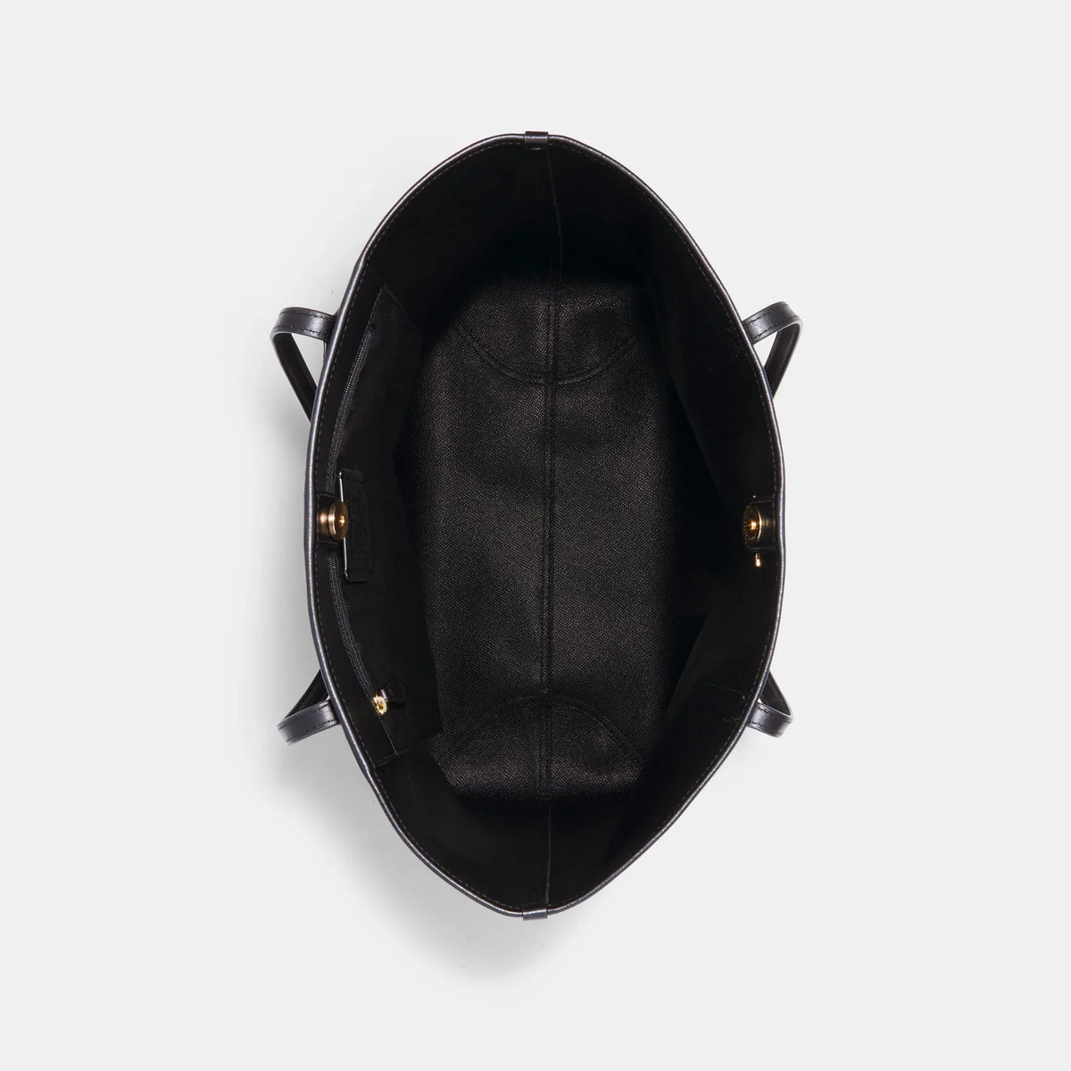 Coach City Tote Bag In Signature Canvas Brown Black