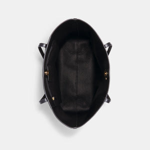 Coach City Tote Bag In Signature Canvas Brown Black