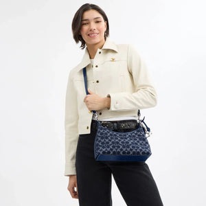 Coach Juliet Shoulder Bag 25 In Signature Denim