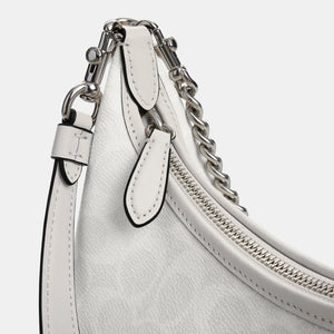 Coach Juliet Shoulder Bag 25 In Signature Canvas White Chalk